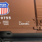 Lionel #6-9755 O Gauge Union Pacific Boxcar — photo 3
