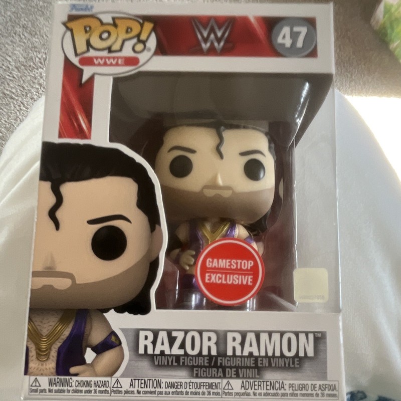 Funko Pop! WWE Razor Ramon #47 Vinyl Figure GameStop Exclusive