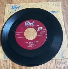 Pat Boone - Ain't that a shame / Tennessee Saturday Night- 45 1955 LIKE NEW!