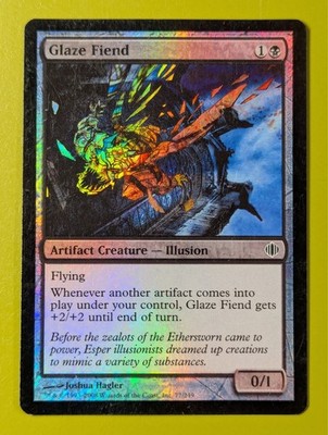 FOIL Glaze Fiend x1 Shards of Alara 1x Magic the Gathering MTG