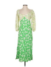 RIXO for Target Women Green Casual Dress 4