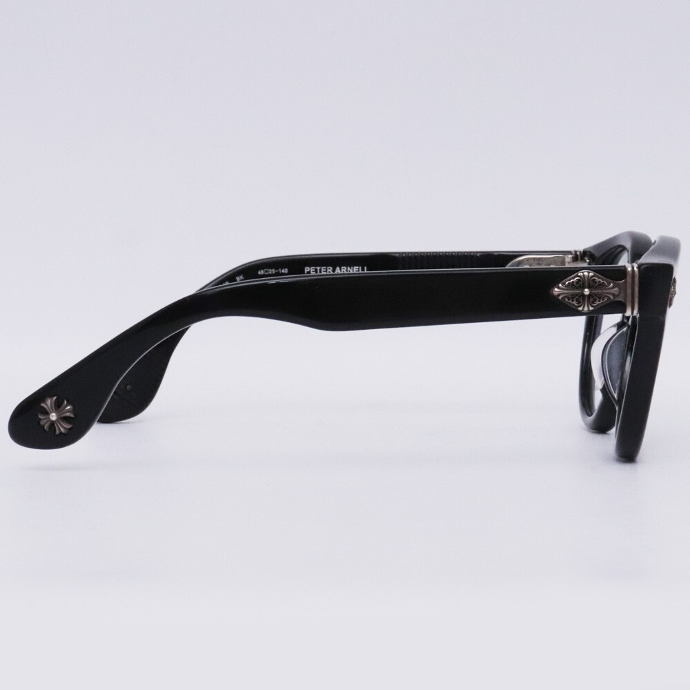 Chrome Hearts PETER ARNELL Sunglasses Floral Temples Black Frame 48□25-140 Japan thumbnail 4
