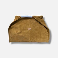 Staud Women's Brown Suede Leather Handle Ronnie Hobo Bag