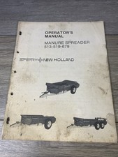 SPERRY NEW HOLLAND OPERATORS MANUAL MANURE SP...