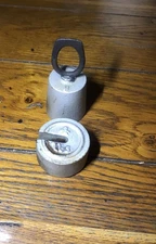 Vintage Scale Weight Set 2 Weights 12.7 oz (360 grams) & 1 lb 3.6 oz (558 grams)