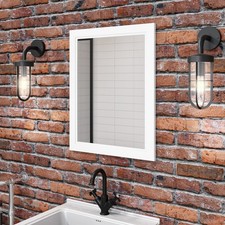 Rectangular White Bathroom Mirror 550 x 700mm - Camden BeBa_25808