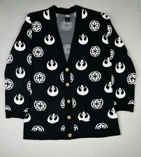 Star Wars Women’s S Oversized Her Universe Cardigan Sweater (Read)