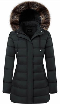 TYBBNY Women's Winter Coat Waterproof Long Insulated Parka with Detachable Hood 
