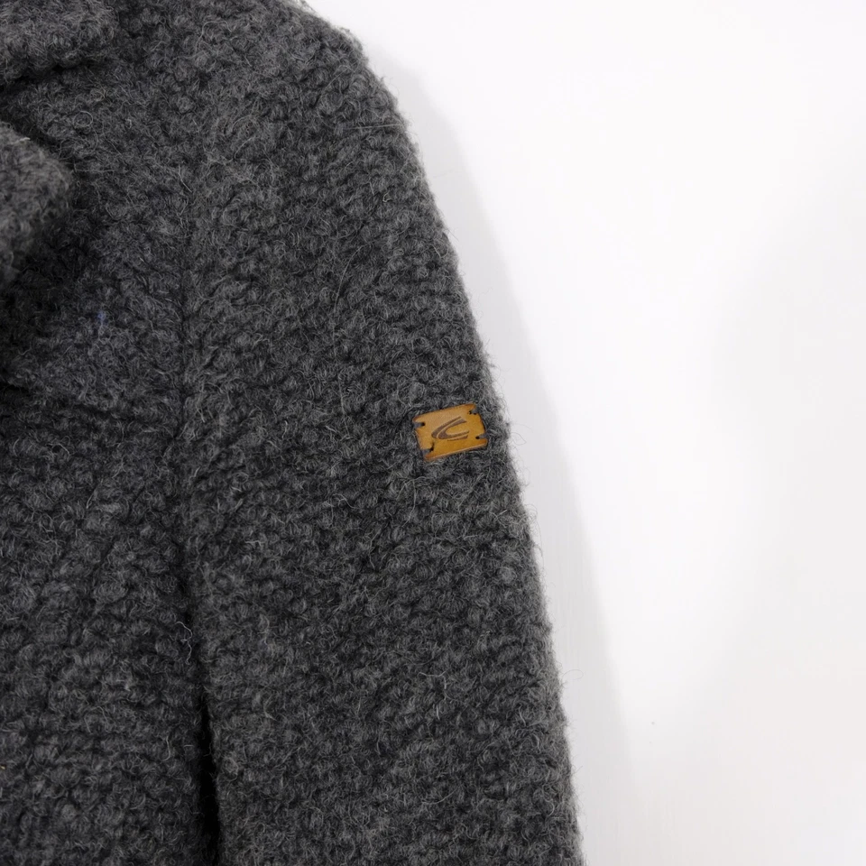 Camel Active Giacca Donna Taglia L Lana Grigio Invernale Comodo Moderno Casual - Imagen 3 de 4