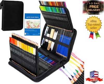 Set 146 lápices colores dibujo y boceto kit profesional artistas adultos