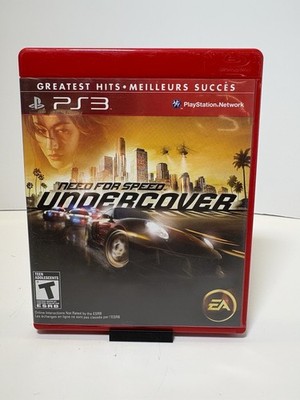 Need for Speed: Undercover - Greatest Hits (Sony PlayStation 3, PS3 2008) CIB