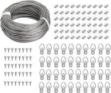 131Pcs Upgraded Picture Hanging Kit, Frame Hooks Hardware Including Picture Hang