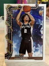 2025-26 Topps Holiday Dylan Harper Cookie Variation RC Rookie SSP #SSB-DH Spurs