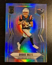 2025 Panini Donruss Elite - Drake Maye - Silver Holo Refractor #65 R1P:121