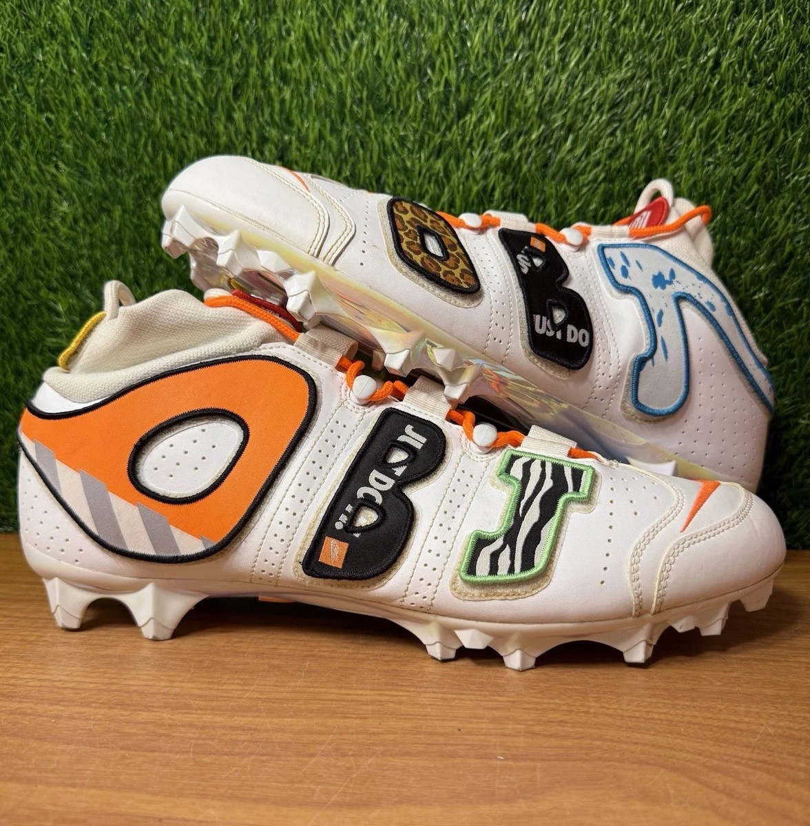Odell Beckham Jr Nike Vapor Untouchable What The Uptempo Sz 15