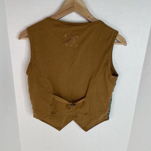 Vintage Balarinji Australia Women’s Vest Size Small, Multicolored, Aboriginal - Picture 3 of 7