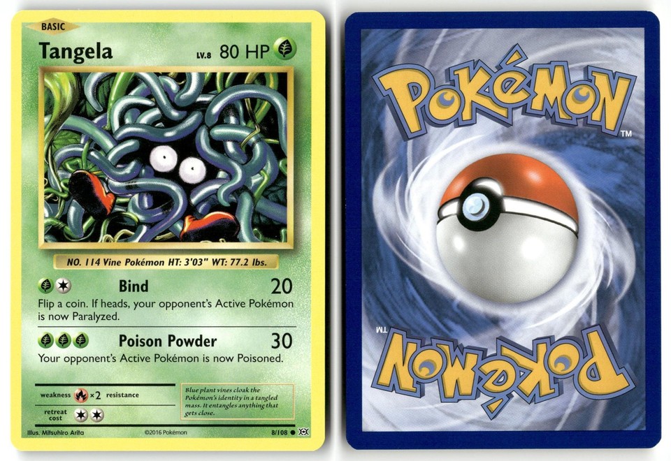 Tangela 8 Evolutions Pokemon Common Near Mint | eBay