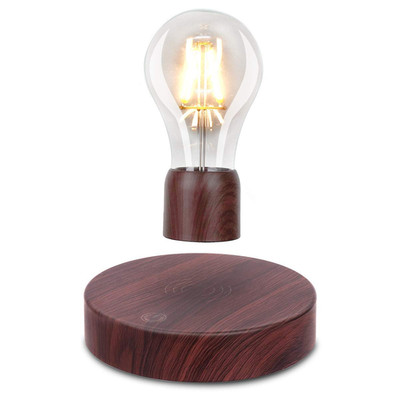 Vgazer Magnetic Levitating Floating Wireless Led Light Bulb Desk Lamp For