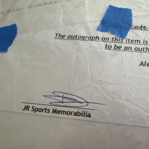 Ovechkin Foto mit Handsignatur und Echtheit - Bild 6 von 6
