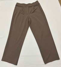 GUC Briggs New York Petite Women's Brown Dress Pants SZ 12P