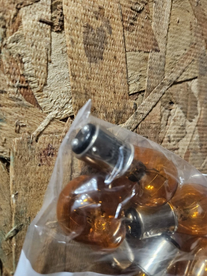 NEW WAGNER 1157NA Amber Turn Signal Lamp Auto Light Bulbs (10) - Image 4 of 4