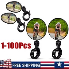 Bike Mirror Rotaty Round MTB Road Handlebar Bicycle Rear View Glass Cycling LOT