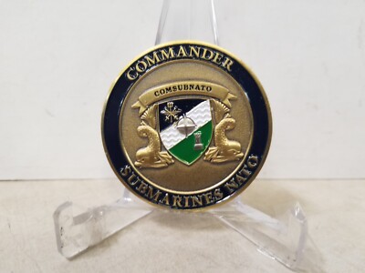 Rear Admiral Steve Mack US Navy Commander Submarines Nato Challenge Coin 