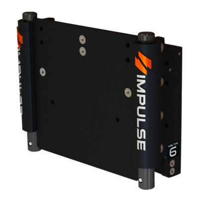 IMPULSE XL 6'' Set Back Electric Jack Plate w/Standard Control - Black Anodize