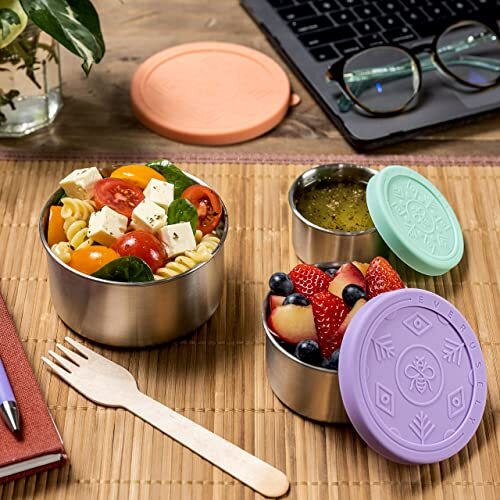 Everusely Small Stackable Toddler Snack Containers for Kids (13oz/6oz/3oz), Leak eBay