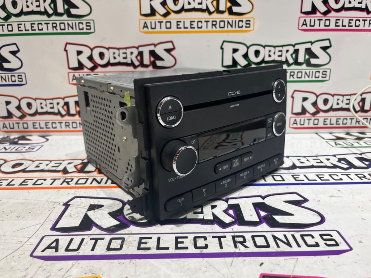 Ford Taurus 2008-09 Audiophile Radio AM FM 6 Disc CD w Aux Input