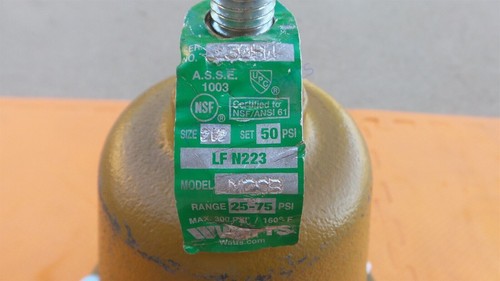 Watts LFN223M2-B 2 1/2 Water Pressure Reducing Valve 0298602 2-1/2" Regulator - Picture 7 of 8