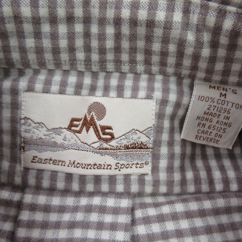 EMS Shirt Mens Medium Long Sleeve Button Front Cotton Outdoors - Image 3 of 4