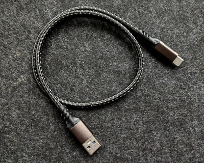 High-End USB-A auf USB-C 3.2 Gen.2 Daten /Schnellladekabel 3A/60W QC3.0 1m lang