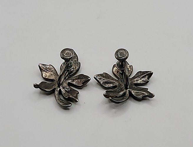 Danecraft Sterling Silver Structured Leaf Maple S… - image 2