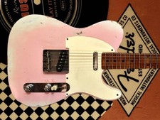 fender japan telecaster relic shell rose guitare électrique instruments de mu...