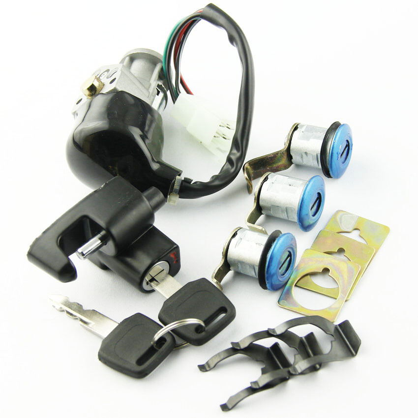 Ignition Switch Fuel Cap Seat Lock For Honda 35010-KS4-711 CN250 Helix 1986-2007