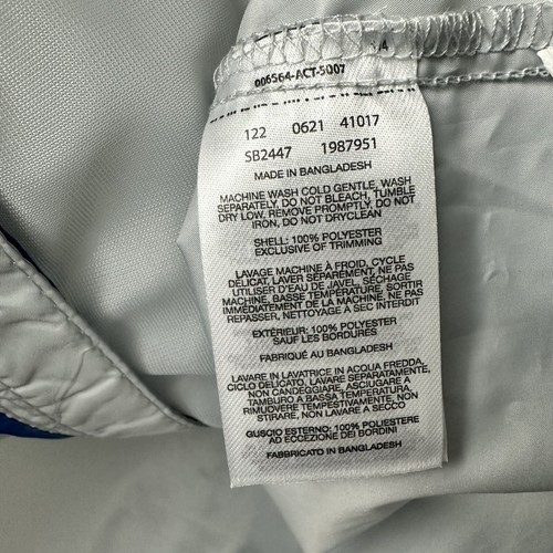 Columbia Youth Omni Shield UPF 40 PFG Terminal Spray Jacket Gray/Blue Sz Large - Picture 11 of 11