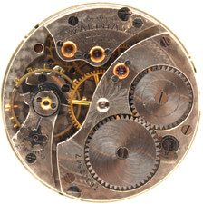 1907 WALTHAM POCKET WATCH MOVEMENT 16302547 GRADE 165 0s 15j SK3