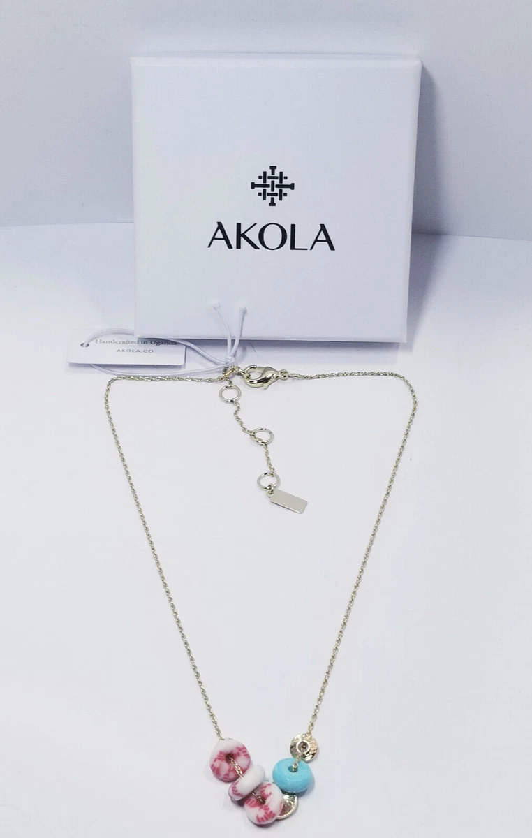 AKOLA Nala Dainty Beaded Necklace eBay