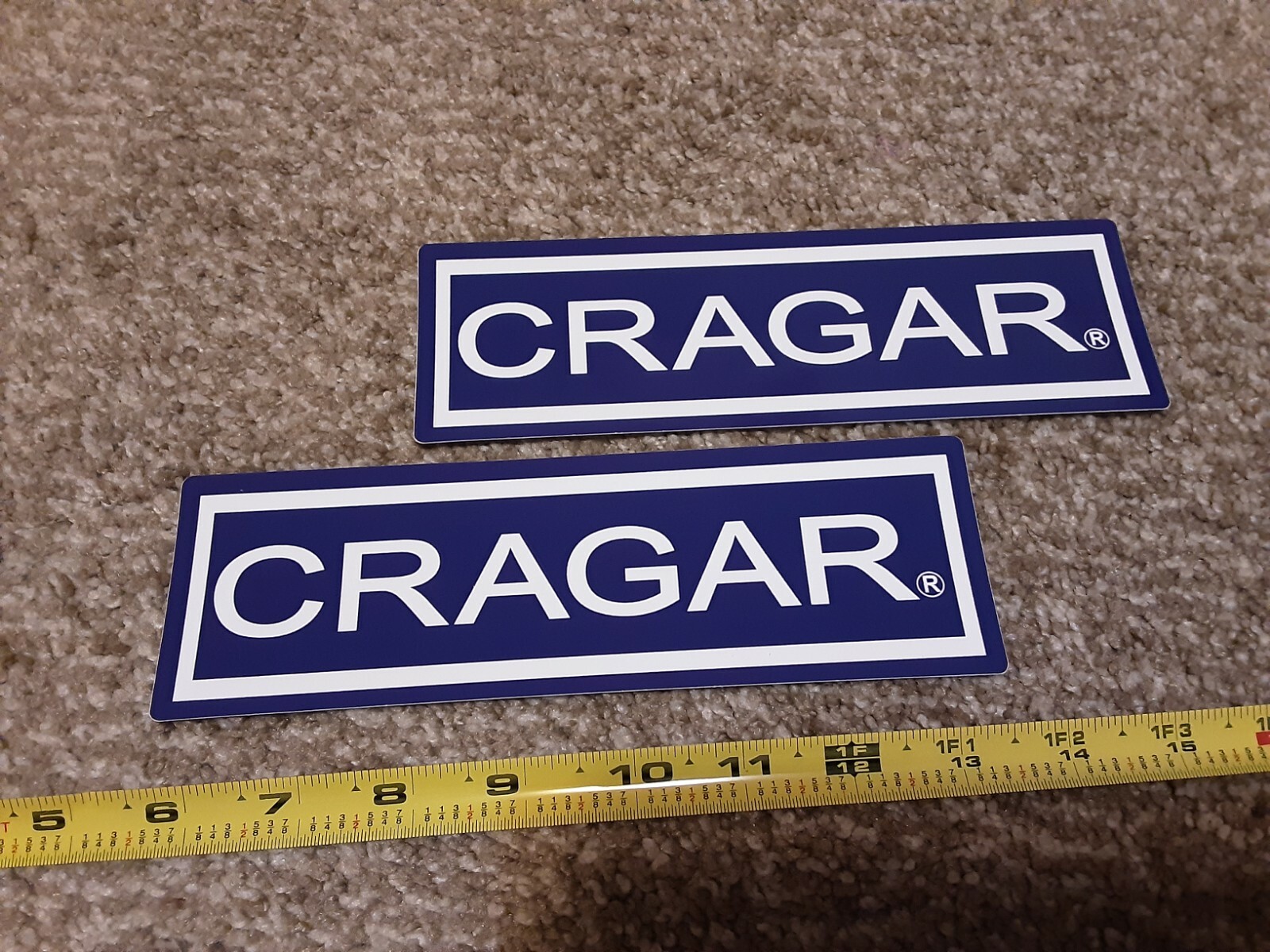 Lot of 2 Vintage Cragar Wheels SS Racing Decals NHRA NASCAR Stickers ...