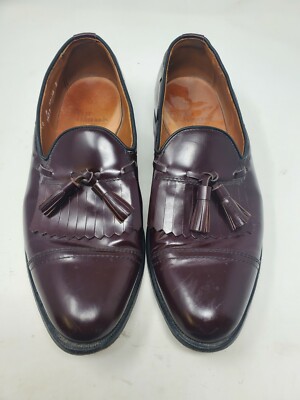 Allen Edmonds Dalton Slip on 2 Tassel Loafer Dress Shoes 