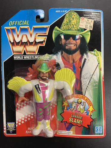 WWF HASBRO SERIES 5 RANDY MACHO MAN SAVGE MOC...