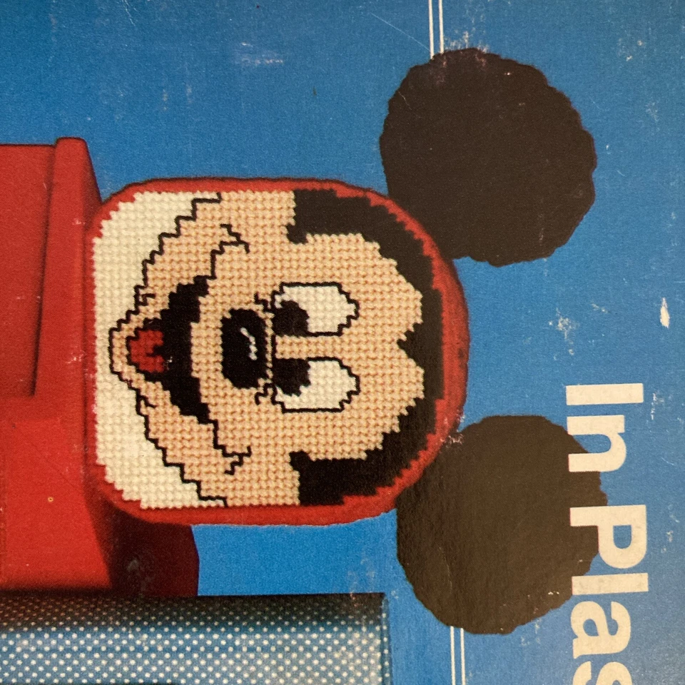 Vtg Rare Walt Disney Characters in Plastic Canvas 1982 Bk 2005 - Image 3 of 4