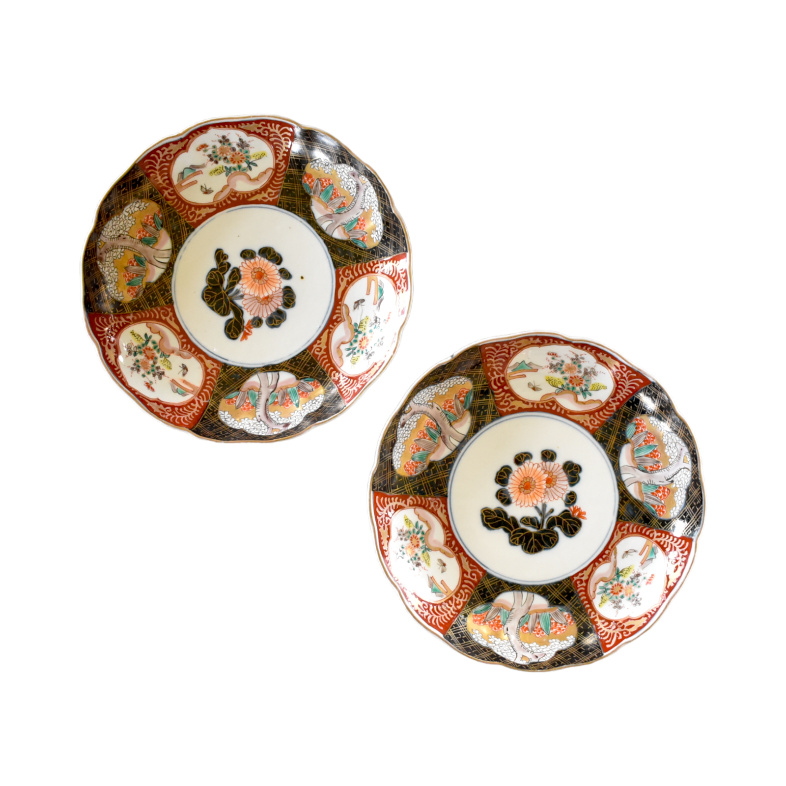 Pair of Antique Early 19thCentury Japanese Imari Plates eBay