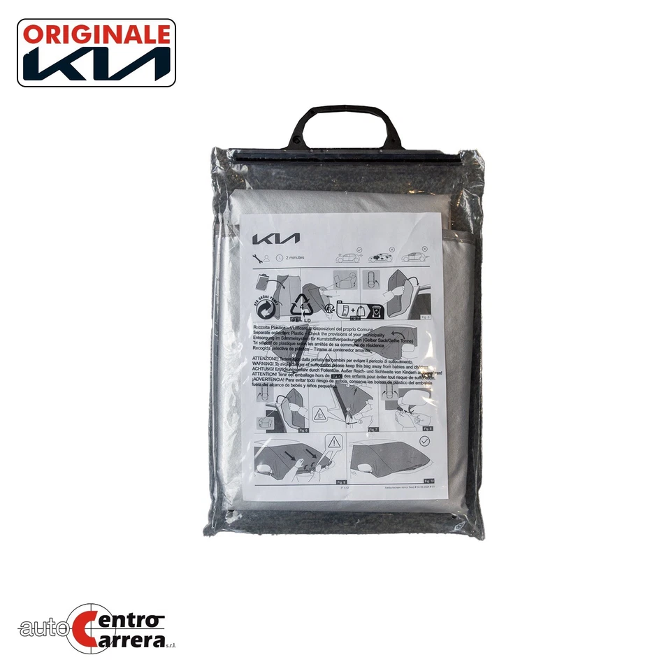 KIA EV3 dal 2024 al 2025 Telo proteggi parabrezza ghiaccio calore ORIGINALE KIA - Immagine 4 di 4