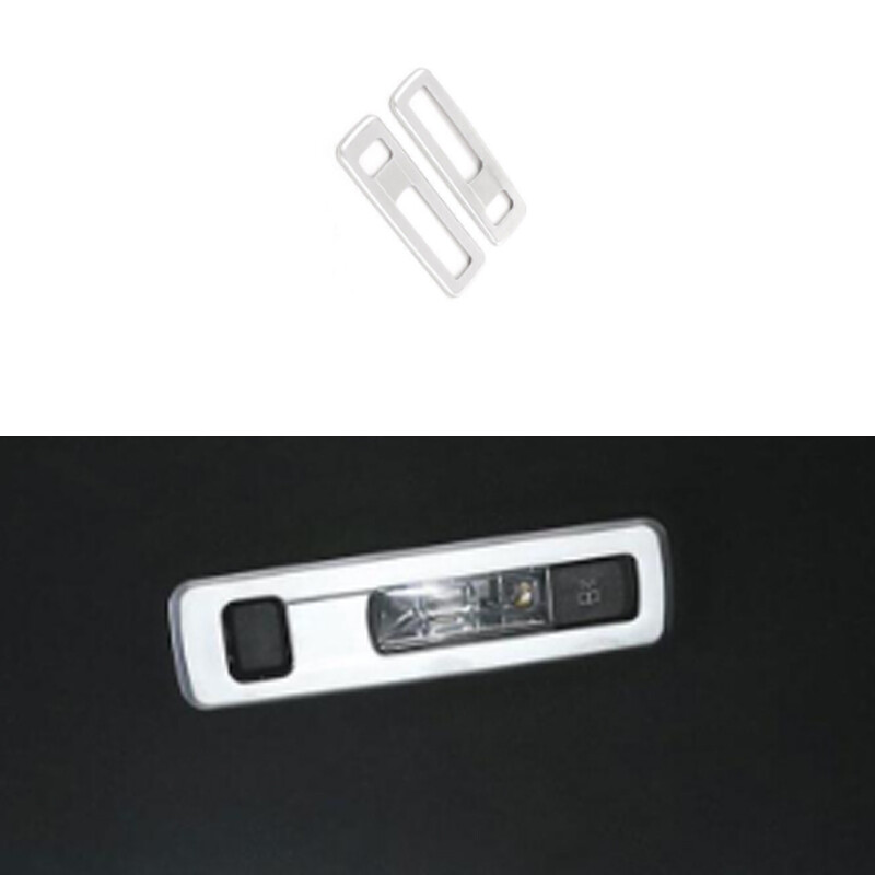 Silver Rear Reading Light Cover Trim 2PCS For Benz A-Class CLA W177 2019-2022