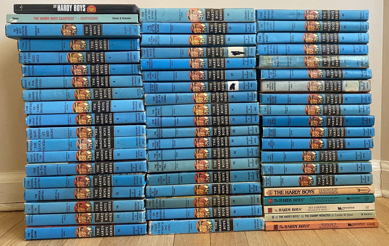 Vintage The Hardy Boys Series + DVD Season 1 -  Lot of 58 books