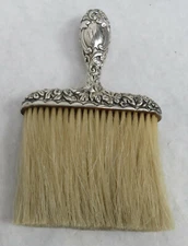 ART NOUVEAU ERA GORHAM STERLING SILVER REPOSSE SWEEPING DESK BRUSH