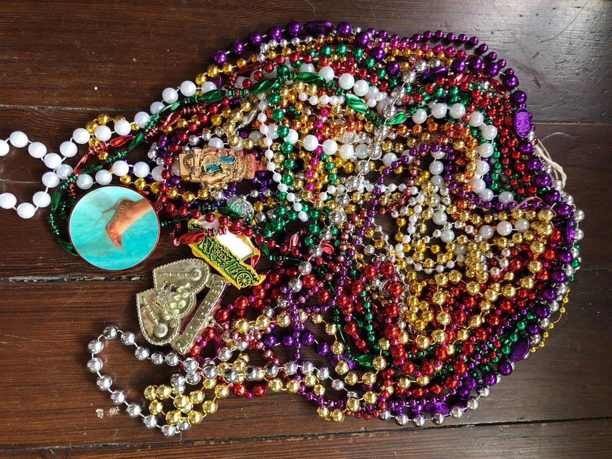 MARDI GRAS Beads Necklaces Assorted Authentic New Orleans Souvenir ...