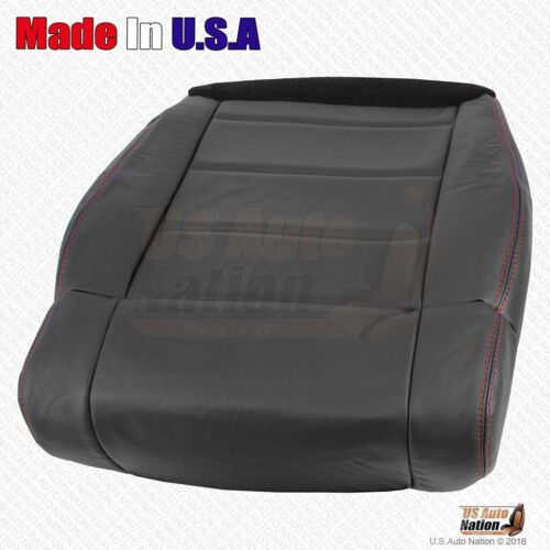 Jeep Wrangler 2011 2012 cubierta inferior de cuero negro con costuras rojas - Imagen 5 de 9